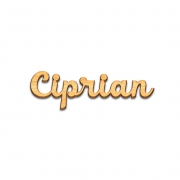  Decor nume Ciprian debitat laser